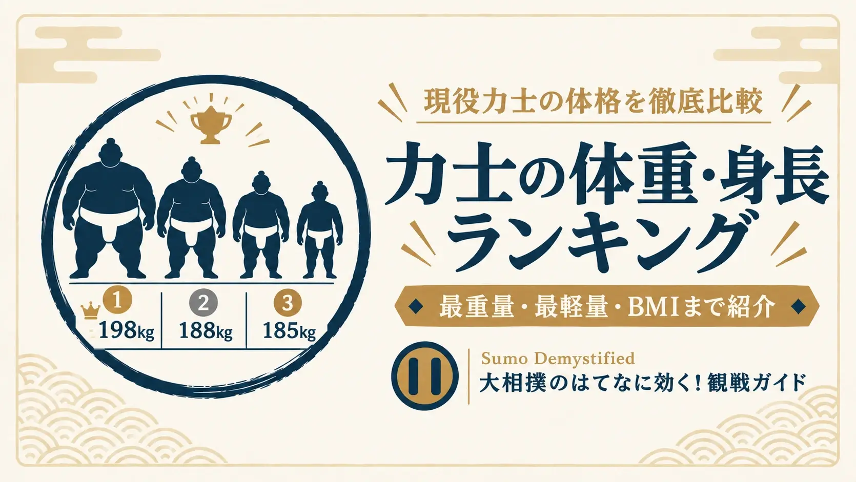 力士の体重・身長ランキング